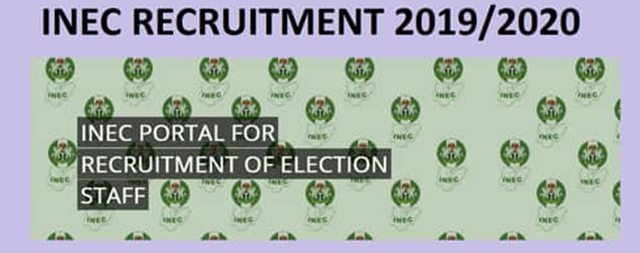 Inec Recruitment 2019/2020 | Application Registration Form