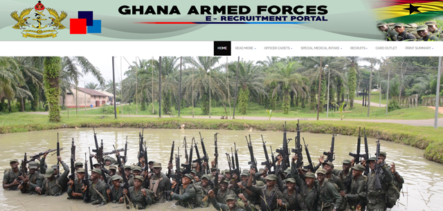 Ghana Armed Forces Recruitment 2019-2020 Requirements and How to Apply