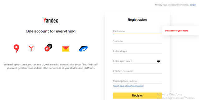 How to Create a Yandex.mail account Free - Yandex mail Review