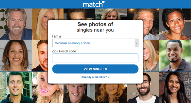 How does match dating app work