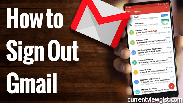 How to Log Out Gmail Account From Your Android Device - Sign Out of GMAIL App